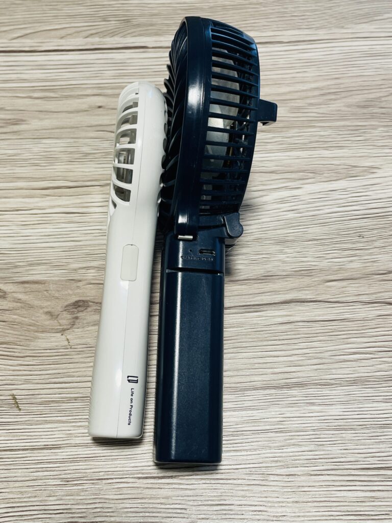 持ち運びやすいハンディファン